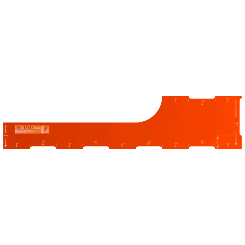 AoS 9 inch Range Ruler (1) Orange