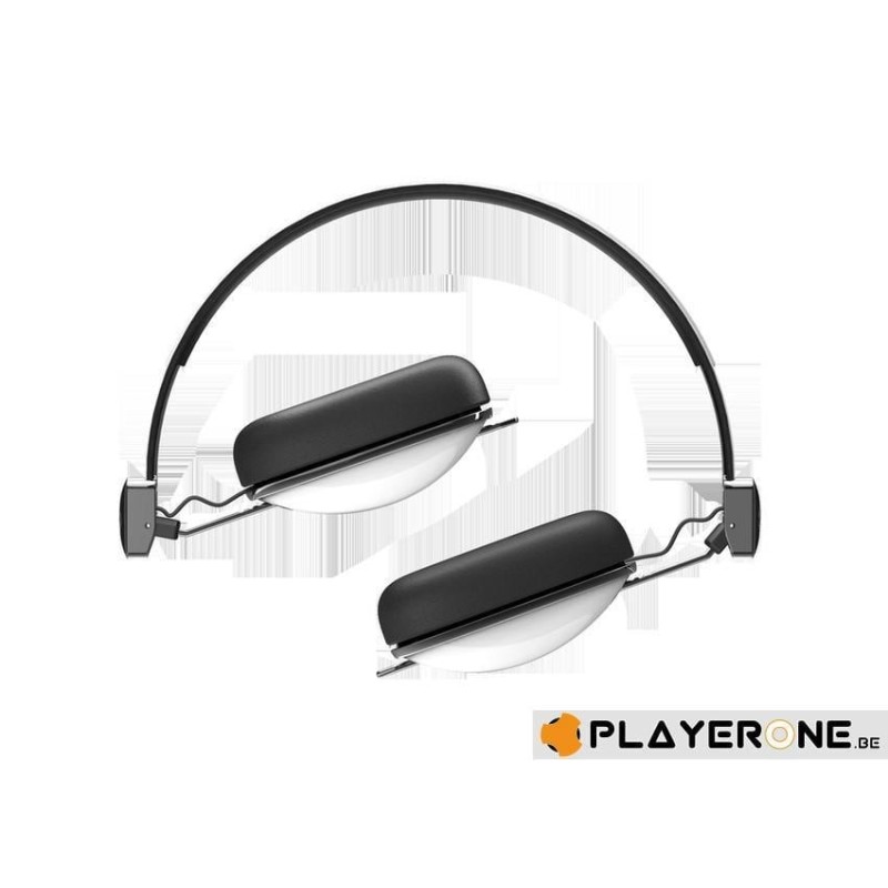 SKULLCANDY - NAVIGATOR White/Black ( With Mic + Shuffle Control ) 