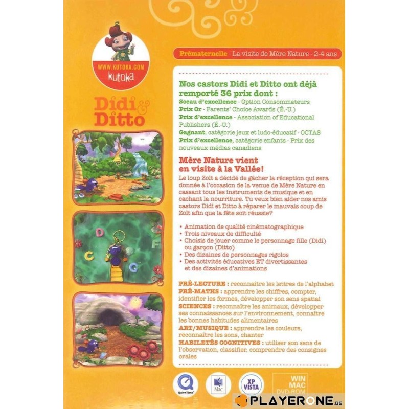Didi et Ditto - La Visite de Mère Nature ( Prématernelle ) (*) 