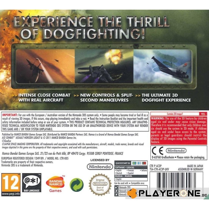 Ace Combat Assault Horizon Legacy 