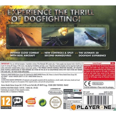Ace Combat Assault Horizon Legacy 