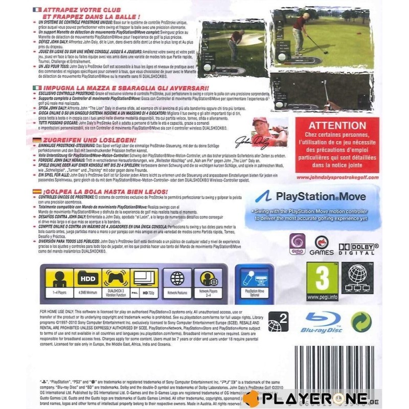 John Daly Prostroke Golf 