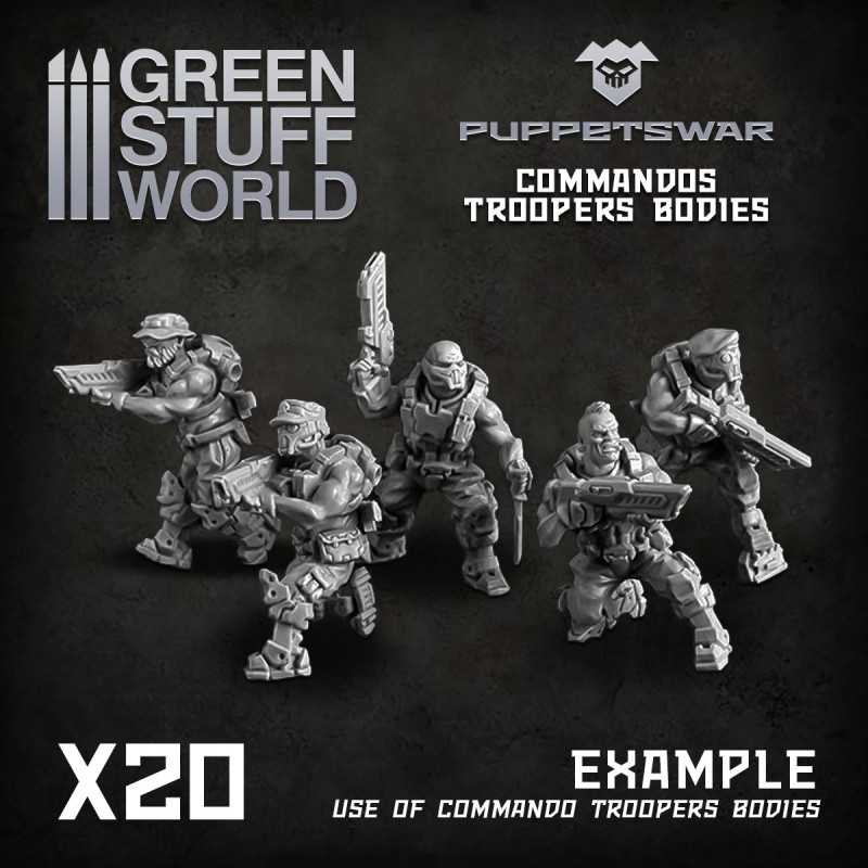Corps de soldats commando