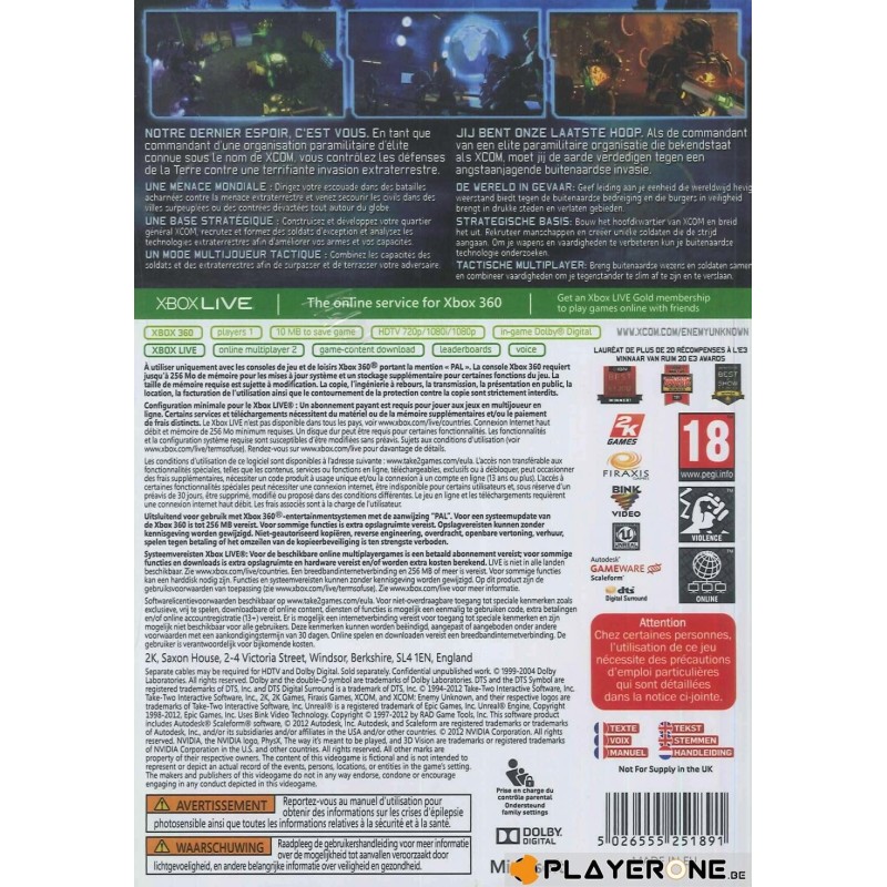 XCOM Enemy Unknown 