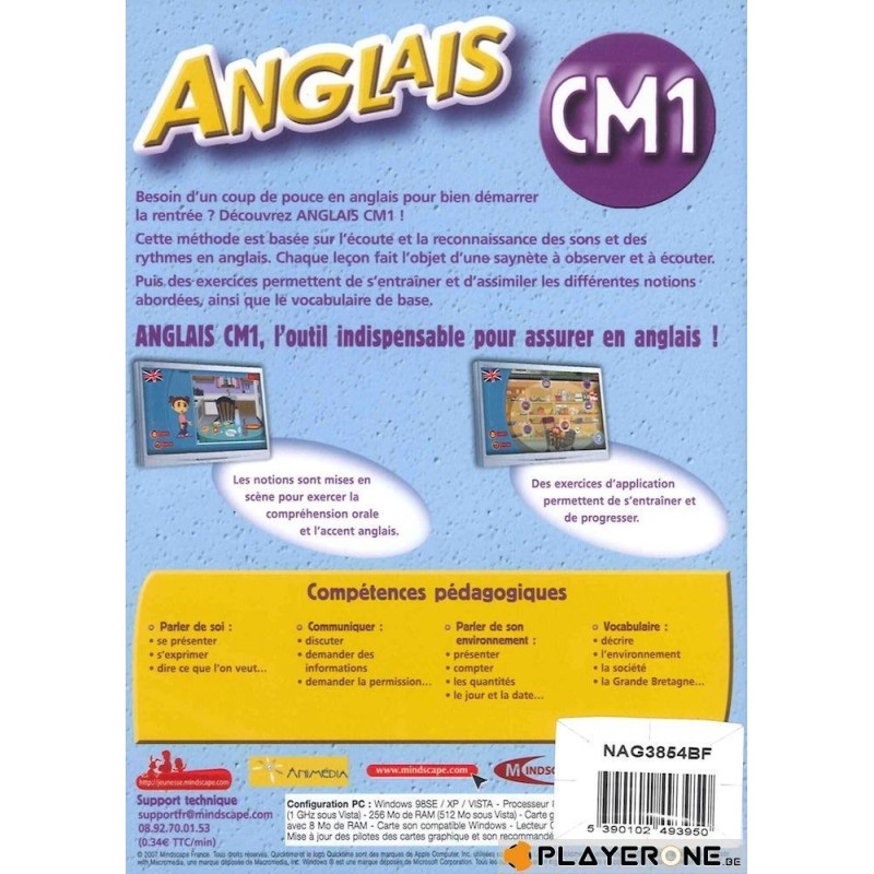 Anglais CM1 (9-10 ans) 