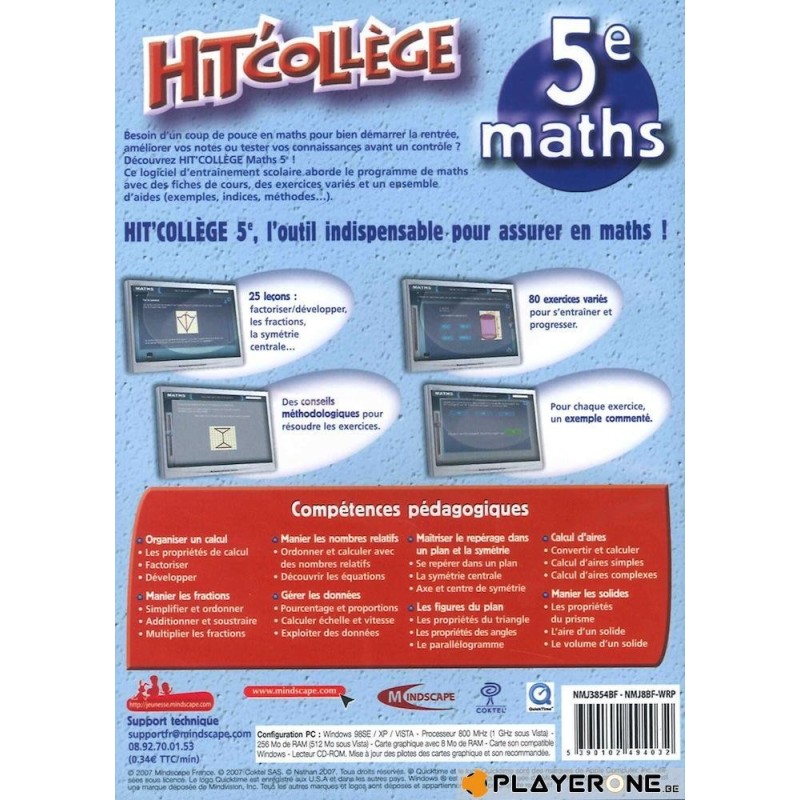 Hit College : Maths 5eme (12-13 ans) 