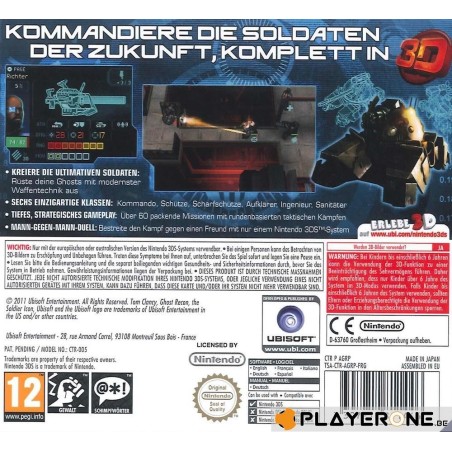 Tom Clancy Ghost Recon 3D (Game MULTI / Packaging GERMAN) 