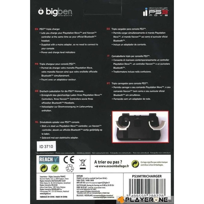 PS3 Move Triple Charger 