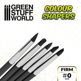 Pinceau Silicone - Colour Shapers TAILLE 0- NOIR FERME