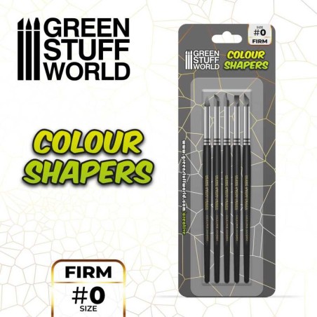 Pinceau Silicone - Colour Shapers TAILLE 0- NOIR FERME