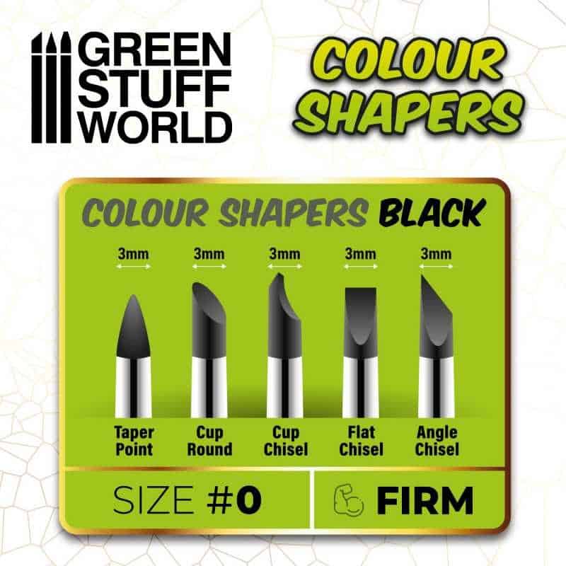 Pinceau Silicone - Colour Shapers TAILLE 0-...