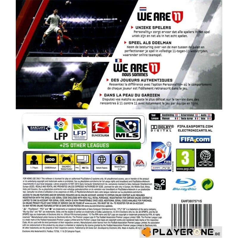 FIFA 11 (PLATINUM) 