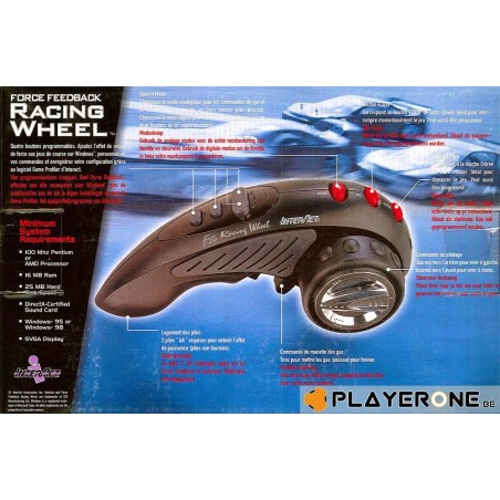 Force Feedback Racing Wheel InterAct 