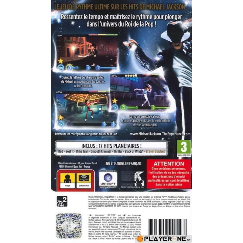 Michael Jackson : The Experience 