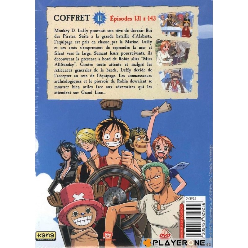 ONE PIECE - Vol 11 - (3DVD) 
