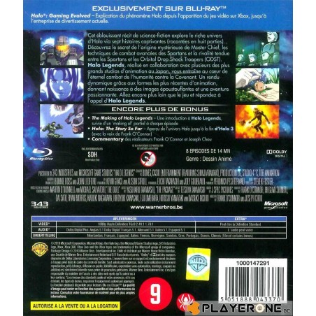 Blu Ray - Halo Legends 
