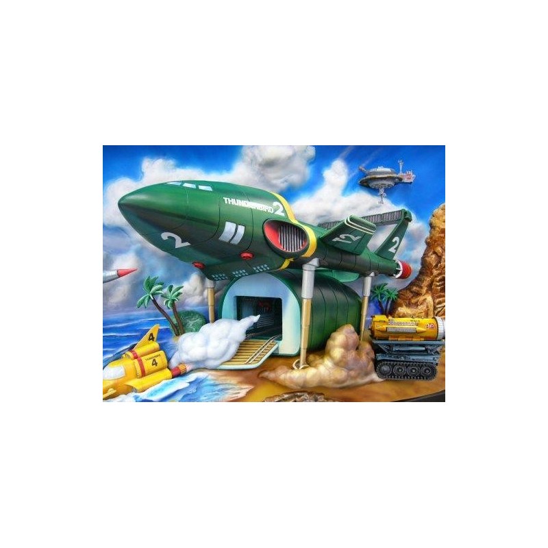 Thunderbirds - Real Artwork Series 3D Art Poster 37 x 47 x 11 cm 