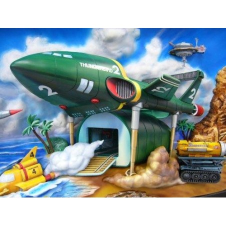 Thunderbirds - Real Artwork Series 3D Art Poster 37 x 47 x 11 cm 