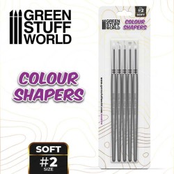 Pinceau Silicone - Colour Shapers TAILLE 2 - BLANC SOUPLE 2