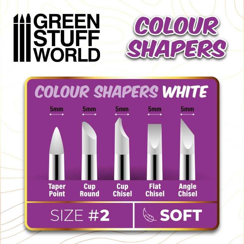 Pinceau Silicone - Colour Shapers TAILLE 2 -...