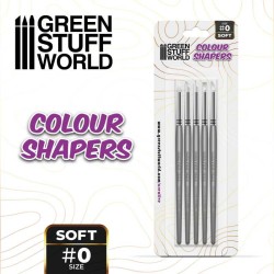 Pinceau Silicone - Colour Shapers TAILLE 0 - BLANC SOUPLE 2