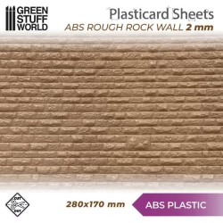 Plaque de Plasticard texturé MUR EN BRIQUES 2