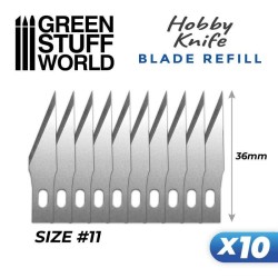 10 Lames de rechange pour Couteau de Modeliste 2