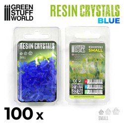 Cristaux de Résine BLEUS - Petits 2