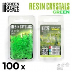 Cristaux de Résine VERTS - Petits 2