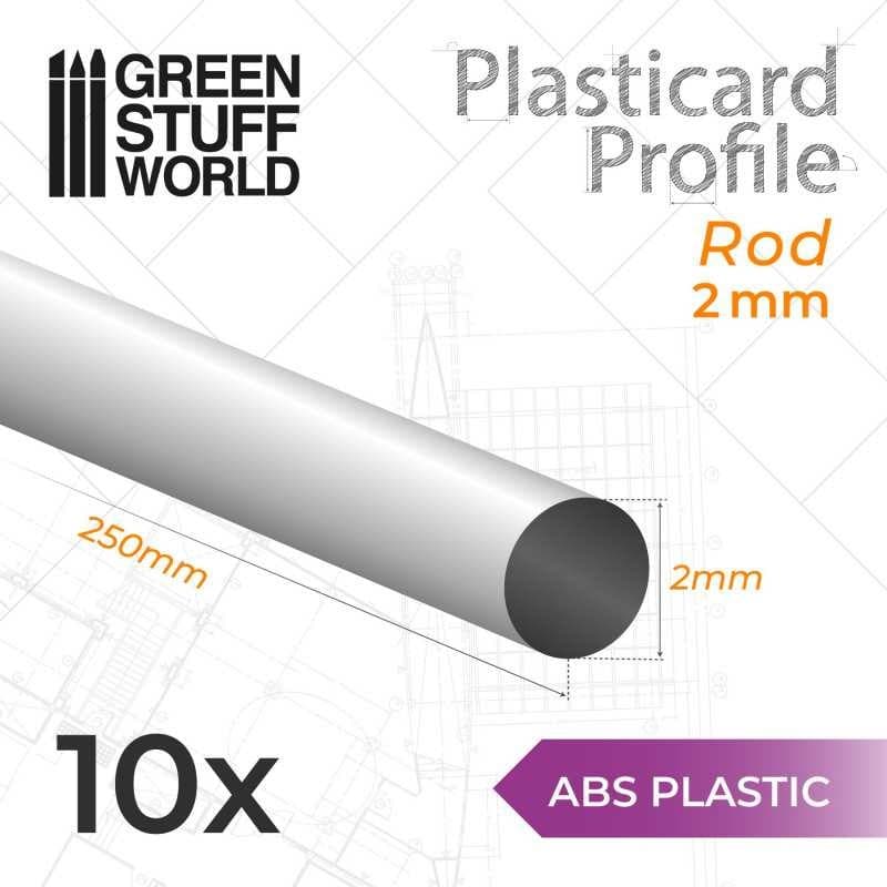 Plasticard PROFILÉ TUBE ROND 2 mm