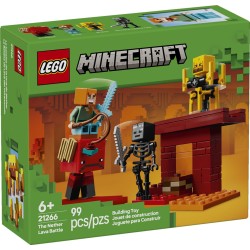 BATAILLE LAVE DU NETHER MINECR 