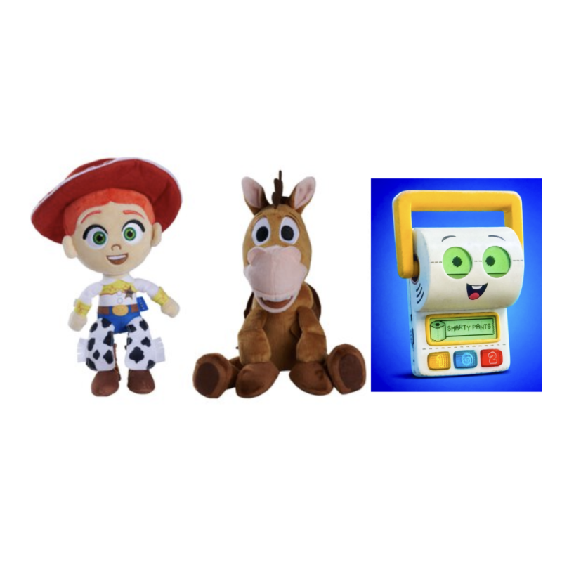 TOY STORY - Jessie & Co. - Assortiment de 6 Peluches 25cm - 3 Modèles 