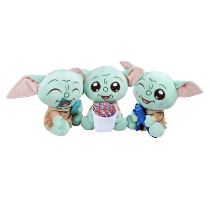 MANDALORIAN - Grogu Foodies - Assortiment de 6 Peluches 25cm -3Modèles 