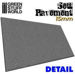 Rouleaux texturés - PAVÉ 15mm 2
