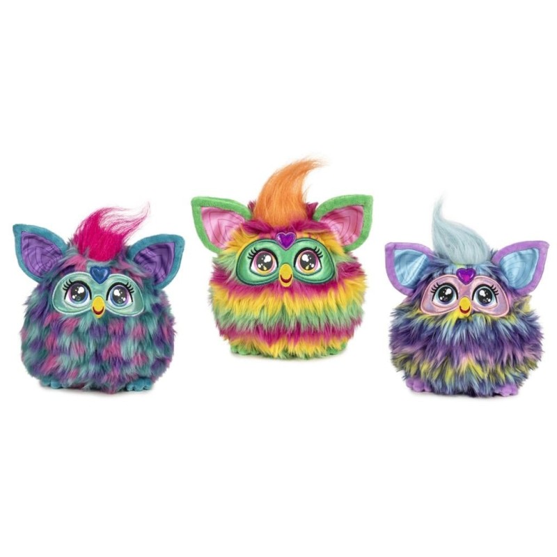 FURBY - Assortiment de 3 Peluches - 3 Modèles - 20cm 
