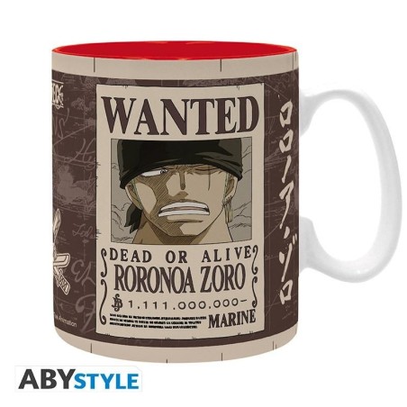 ONE PIECE - Zoro Wanted - Mug 460ml 