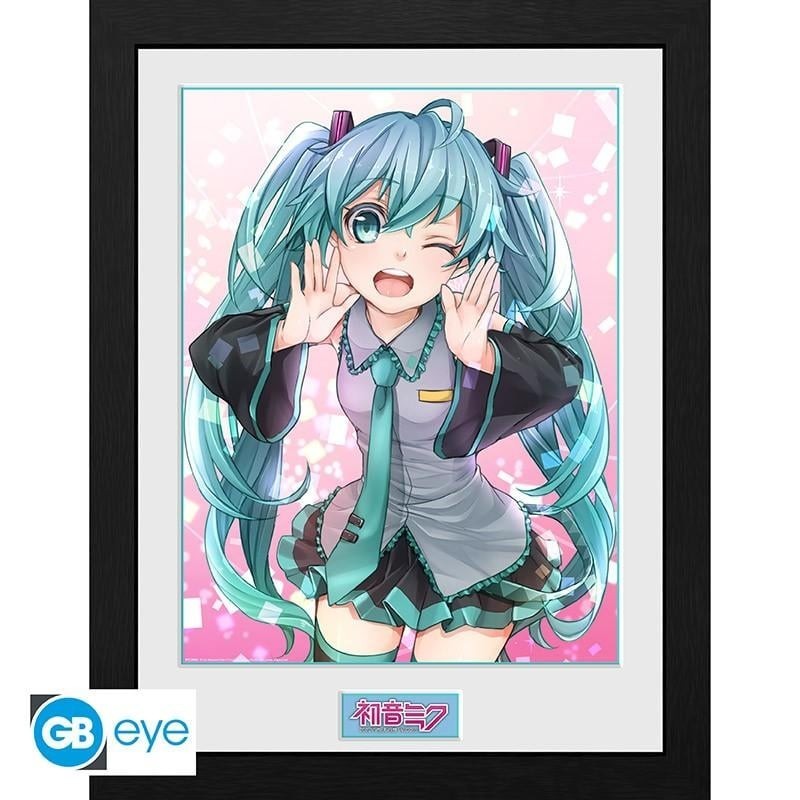 HATSUNE MIKU - Collector Print 30X40 - Clin d'oeil 