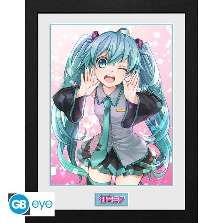 HATSUNE MIKU - Collector Print 30X40 - Clin d'oeil 