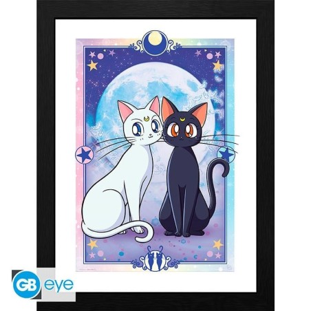 SAILOR MOON - Collector Print 30X40 - Luna & Artemis 
