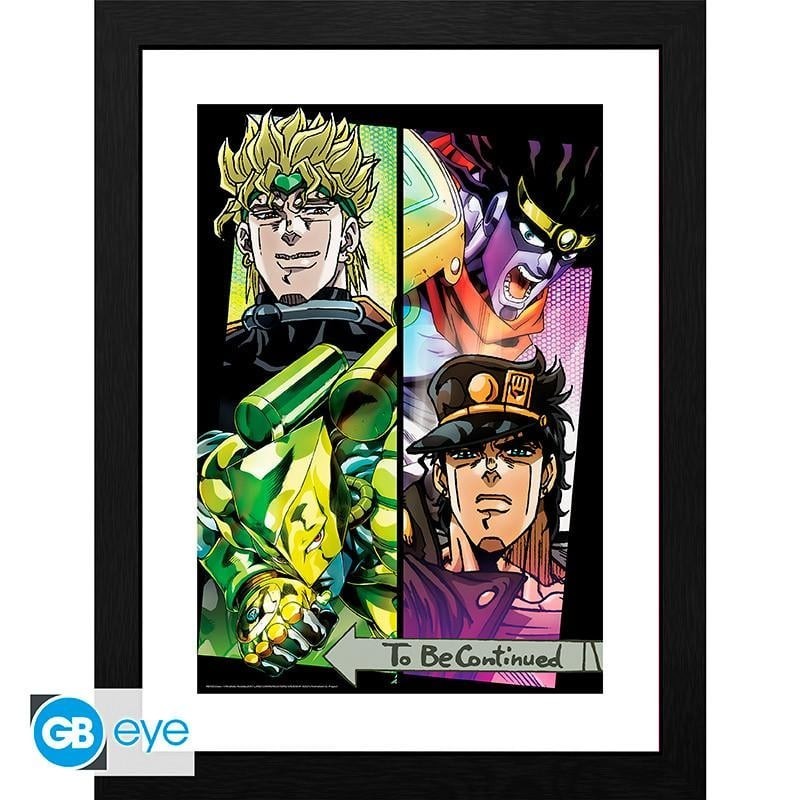 JOJO'S BIZARRE ADVENTURE - Collector Print 30X40 - Dio & Jotaro 