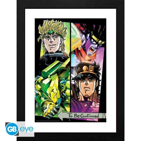 JOJO'S BIZARRE ADVENTURE - Collector Print 30X40 - Dio & Jotaro 