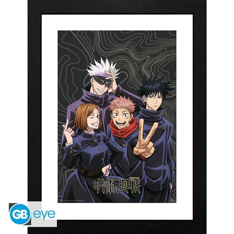 JUJUTSU KAISEN - Collector Print 30X40 - Photo de groupe 