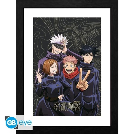 JUJUTSU KAISEN - Collector Print 30X40 - Photo de groupe 