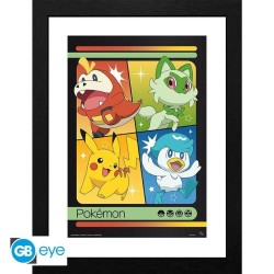 POKEMON - Collector Print 30X40 - Starters Ecarlate et Violet 