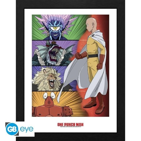 ONE PUNCH MAN - Collector Print 30X40 - Echelle des méchants 