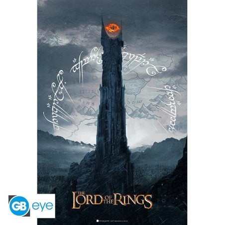 LE SEIGNEUR DES ANNEAUX - Tour de Sauron - Poster 91x61cm 