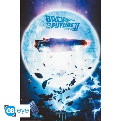 RETOUR VERS LE FUTUR - Delorean Volante - Poster 91x61cm 