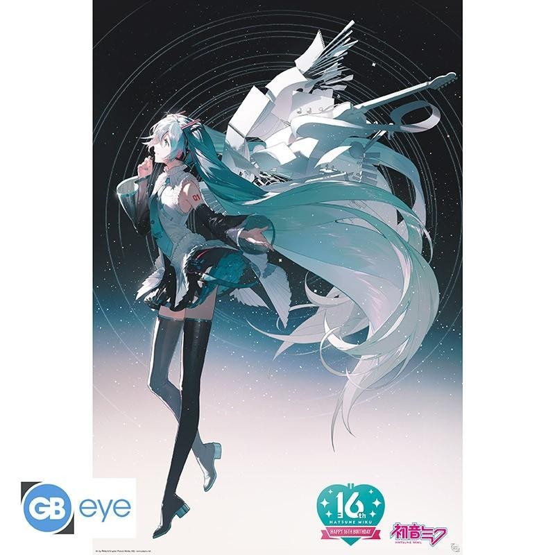 HATSUNE MIKU - Joyeux 16ème anniversaire Miku - Poster 91x61cm 