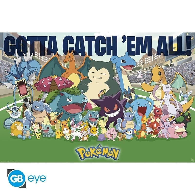 POKEMON - Favoris de tous les temps - Poster 91x61cm 