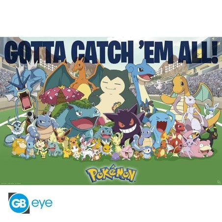 POKEMON - Favoris de tous les temps - Poster 91x61cm 